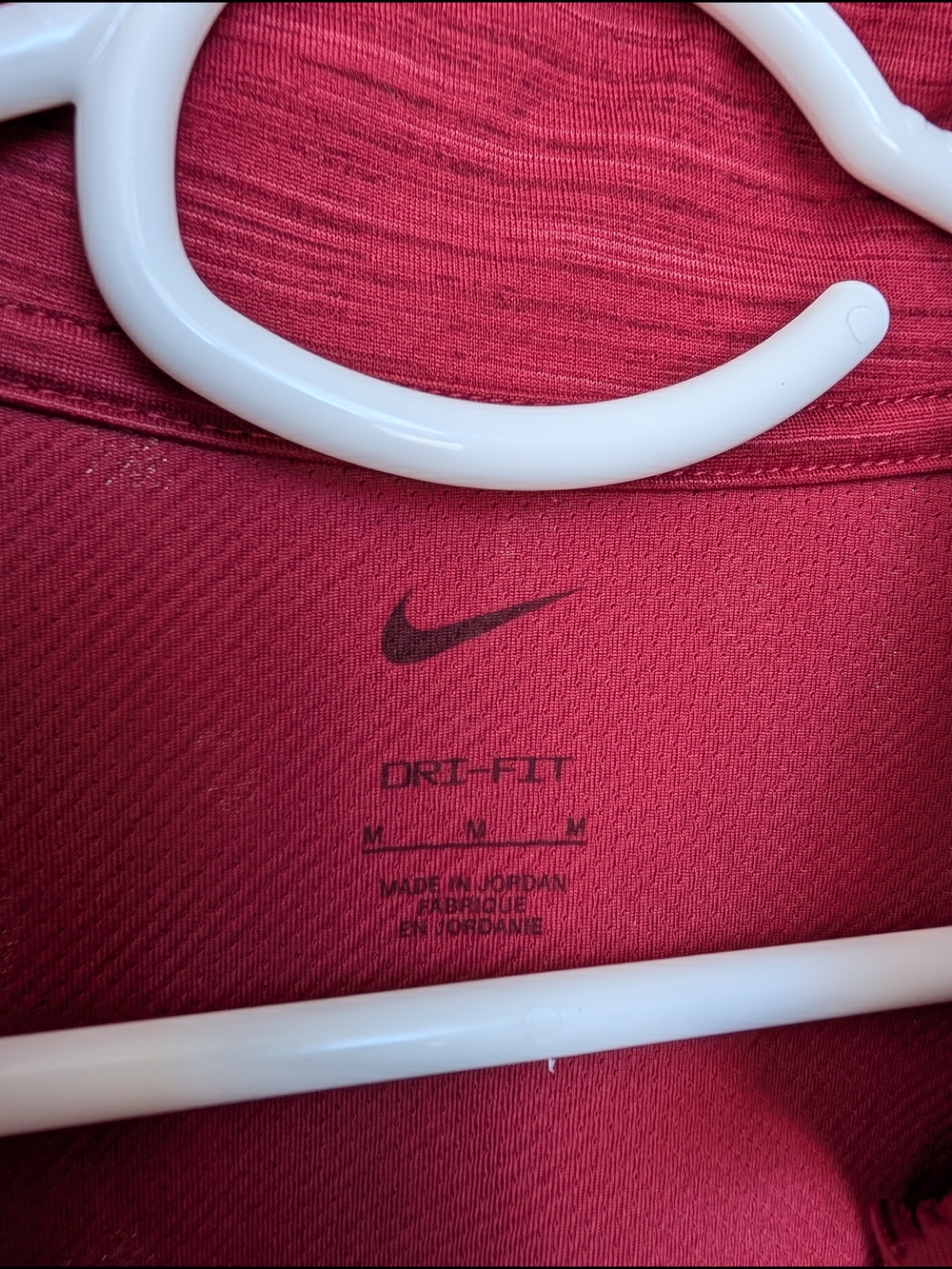 Nike Dri-fit Red Quarter-Zip Pullover - Picture 2 of 4